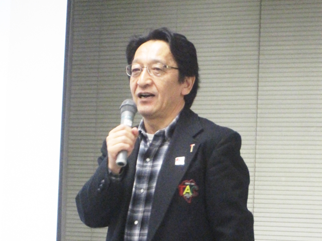 とかちロングトレイル推進協議会、山田秀和会長の開会挨拶